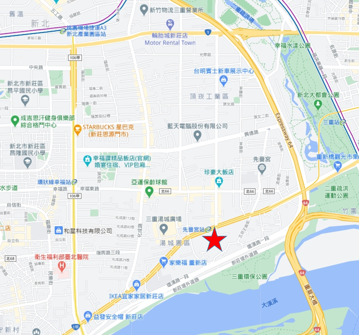 三重第二行政園區預定地（來源：新北市城鄉局）