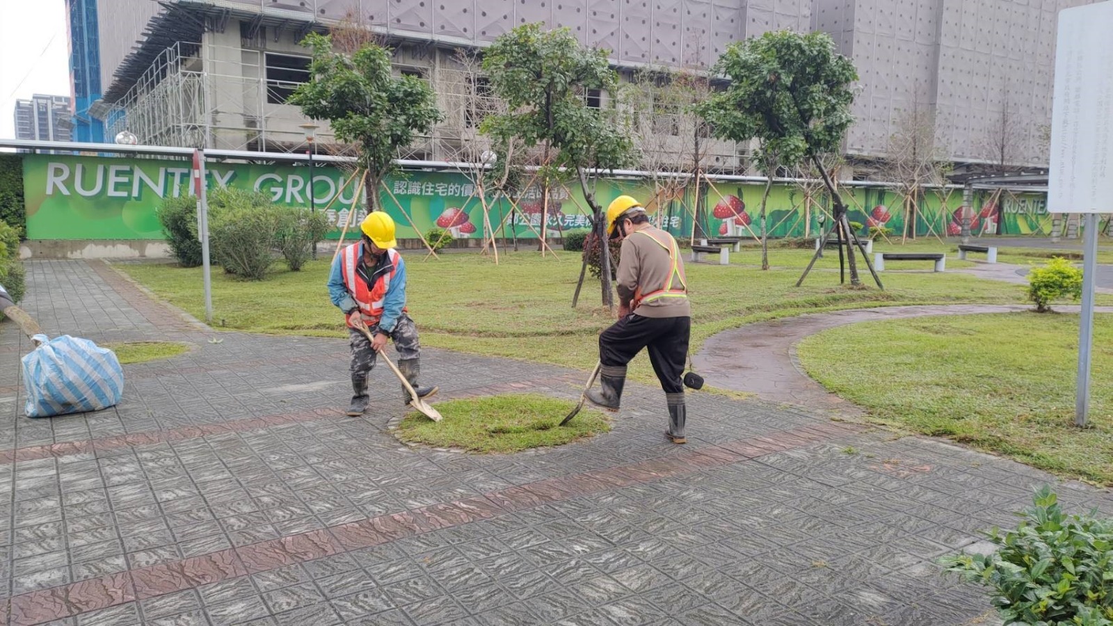 ▲圖說：遷移至稚匯公園（來源：施工廠商萬德營造拍攝）