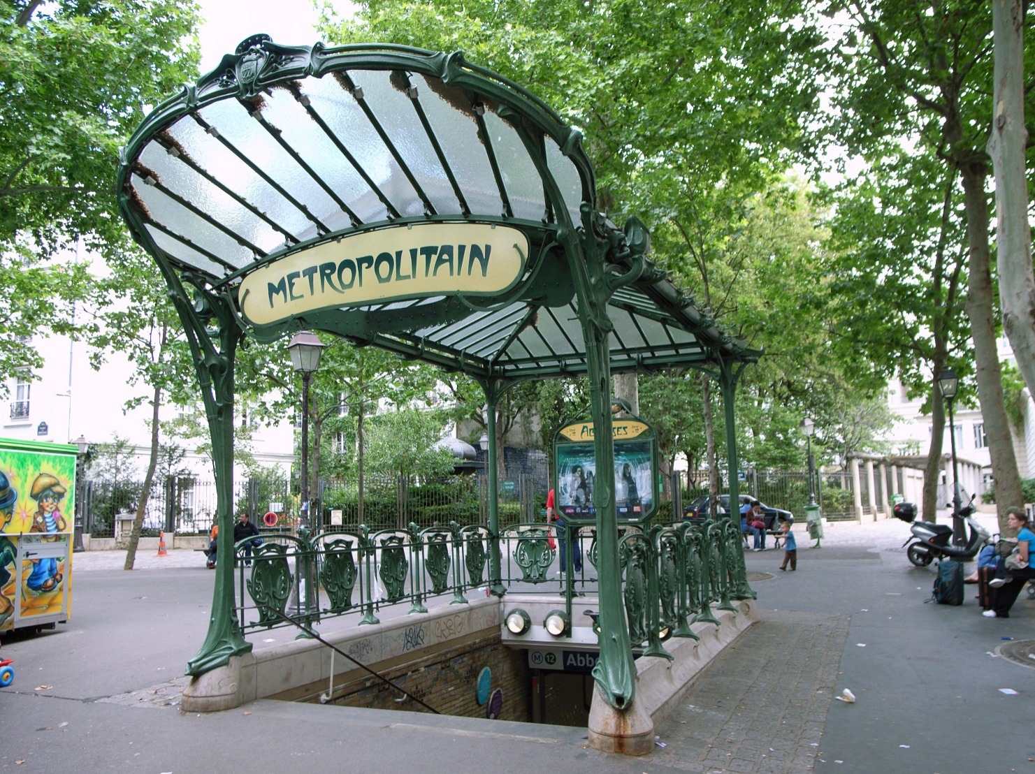 ▲圖說： Hector guimard metro（來源：pinterest）