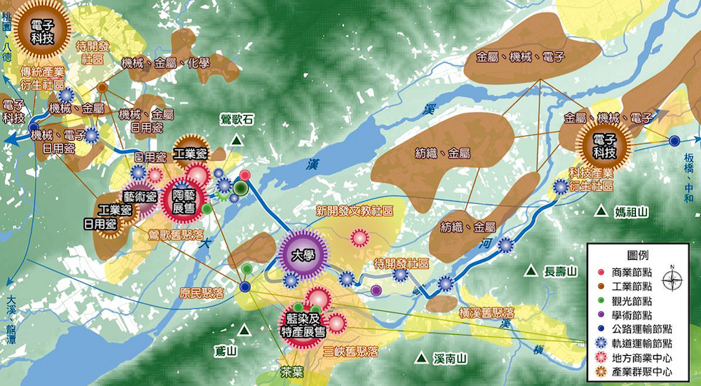 （圖說：捷運三鶯線沿線產業發展）  圖片來源：台灣世曦工程顧問股份有限公司提供