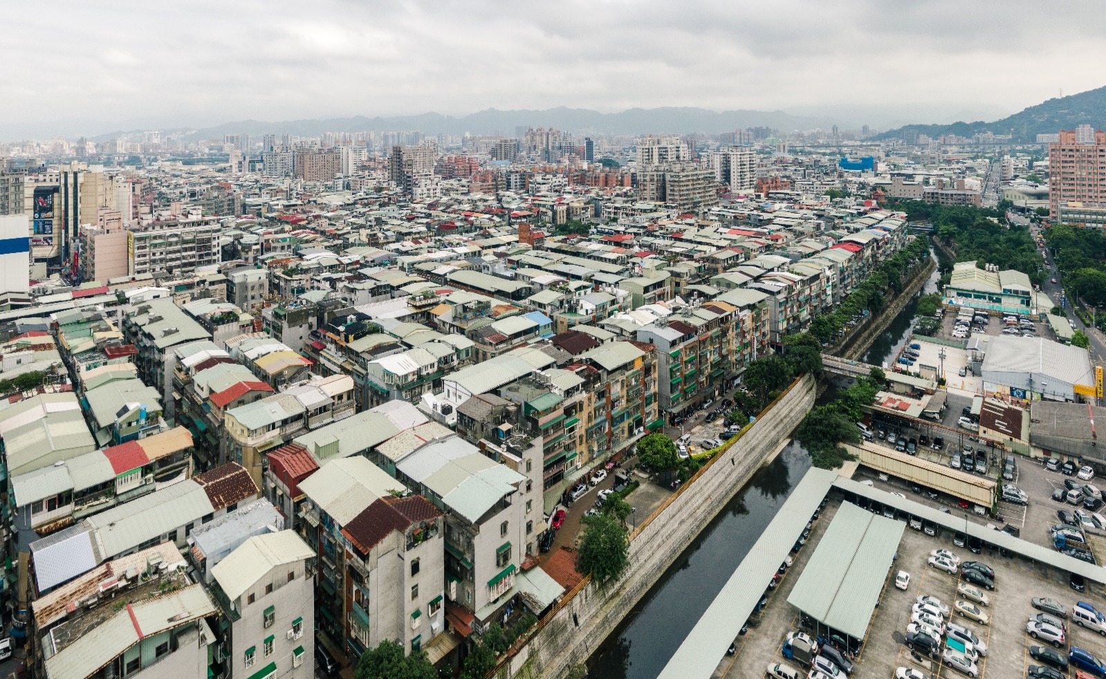 ▲圖說：塭仔圳空拍照（來源：新北市政府城鄉發展局）
