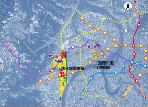 機場捷運增設A2a站及A5a站(尚未核定，僅供參考)