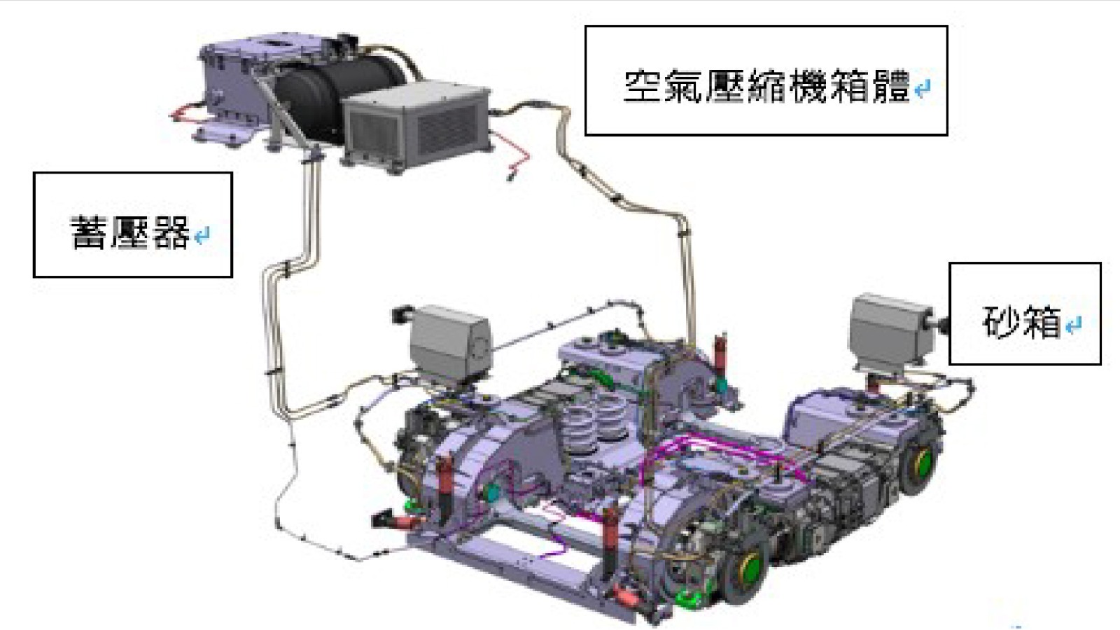 ( 圖說：空氣管配置圖)