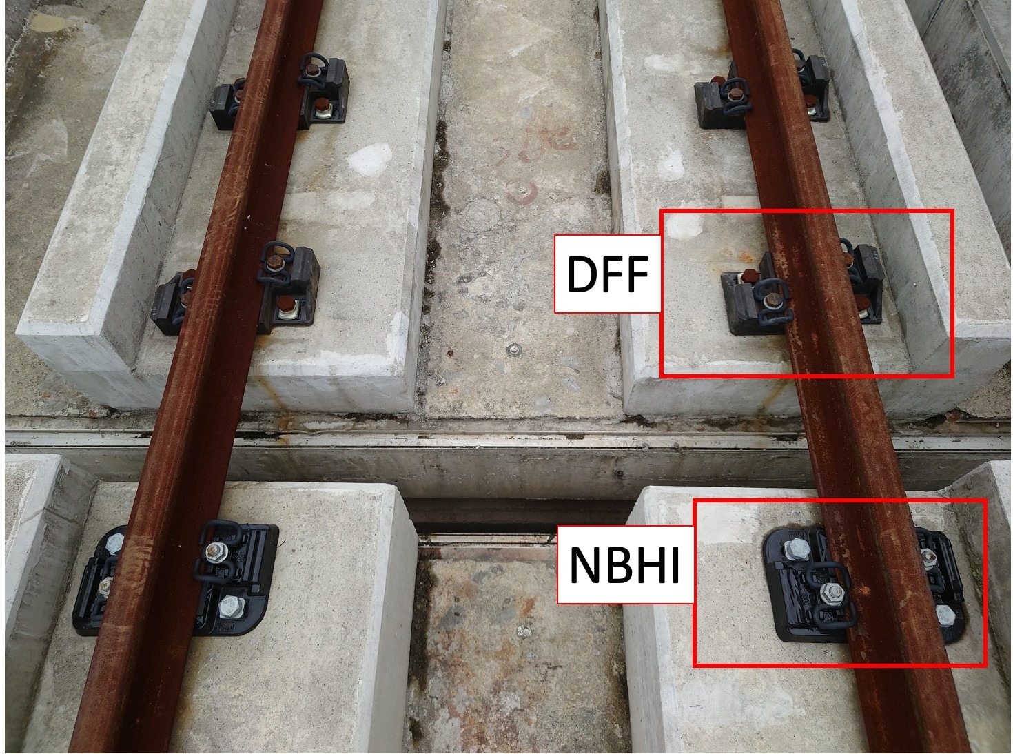 NBHI與DFF 軌道基鈑（來源：軌道廠商提供）