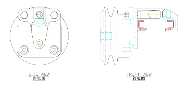 端部絕緣礙子設計圖（來源：SYL-TK01-PRO-ETK-0001-0_主要軌道材料導電軌製造方法_0版）